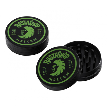 Гриндер Rastashop Green 2 part 50mm - Бренд Rastashop - Гриндеры - Магазин бонгов бонгшоп.рф