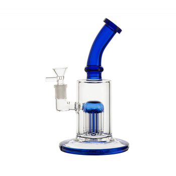 Бонг Bubbler 8хArm perc blue - Бонги - Бонги стеклянные - Бонги средние (20-50 см) - Магазин бонгов бонгшоп.рф