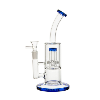 Бонг Bubbler Drum blue - Бонги - Бонги стеклянные - Бонги средние (20-50 см) - Магазин бонгов бонгшоп.рф